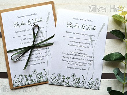 Wild Meadow Flat Invitation